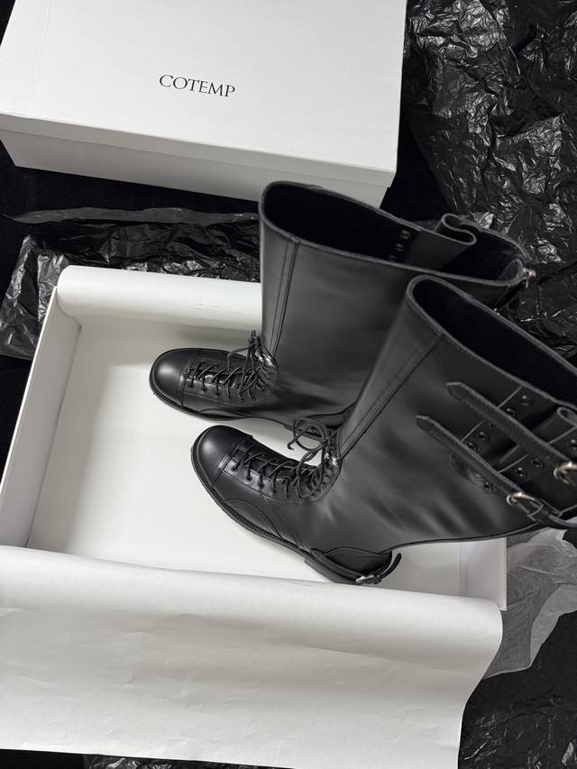 Cotem* New boots are absolutely cool and stylish! The lace-up design adds a touc