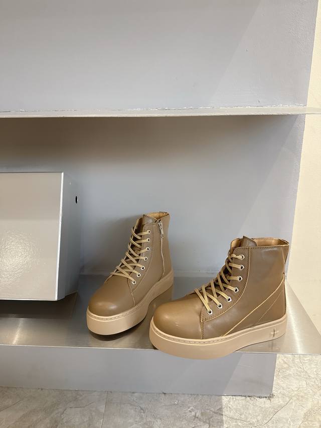 Smfk Niche Trendy Brand 25Ss Hot New Thick-Soled Casual Shoes Derby Shoes Ankle