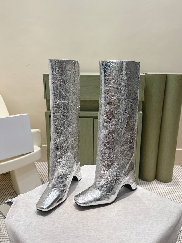 High-quality Coperni 25Ss Autumn/Winter New Style Unique Heel Straight Boots The