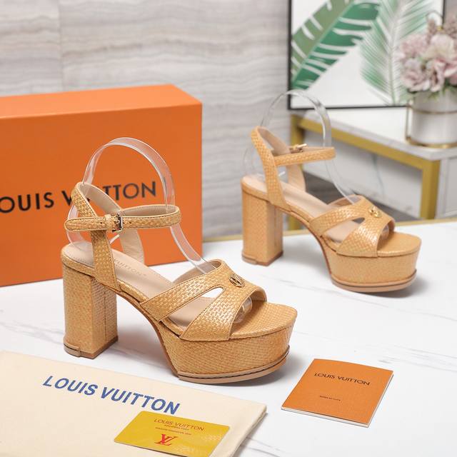 Top-tier version Louis Vuitton 25 platform sandals, 2025 Spring/Summer new chunk