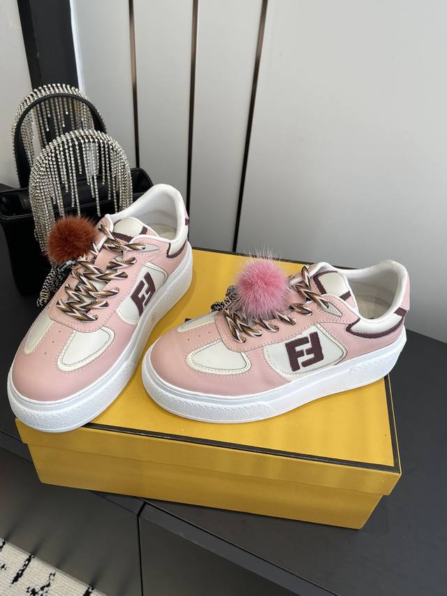 Fendi 25Ss Thick-Soled Match Series Casual Sneakers. Original purchase and custo