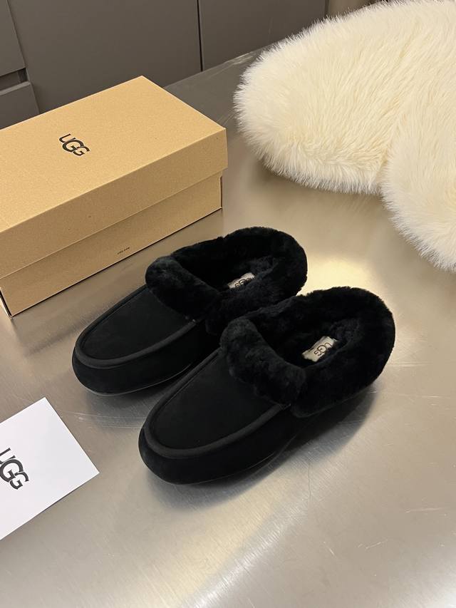 Ugg 2025 Autumn/Winter New Slip-on Loafers, New Generation Series, Ansley Mules,
