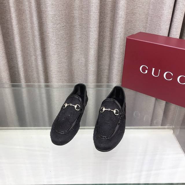 2025 Early Autumn New Gucci Jordaan Classic Series Latest Version Mesh Loafers w