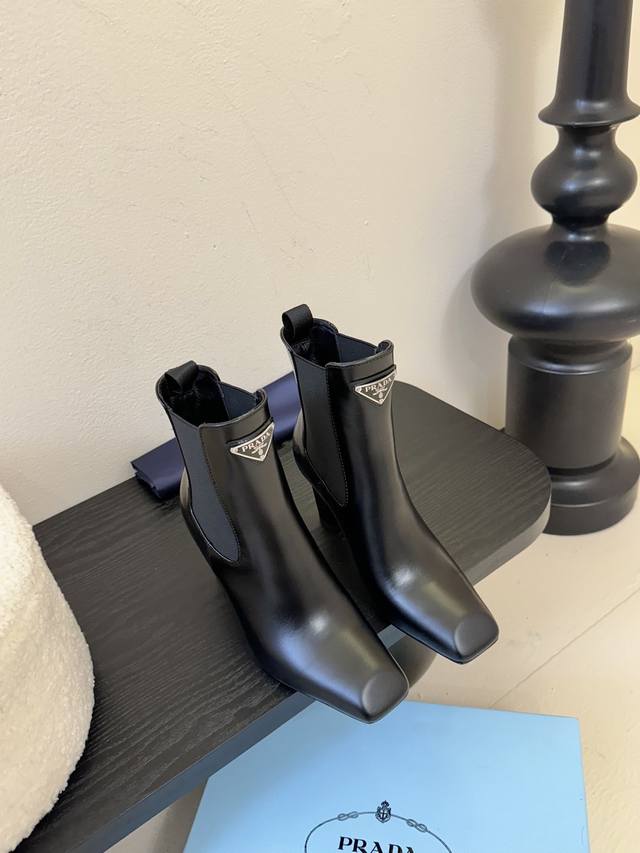 Prada 25 Latest Runway Boots So comfortable to wear! The square toe design plus