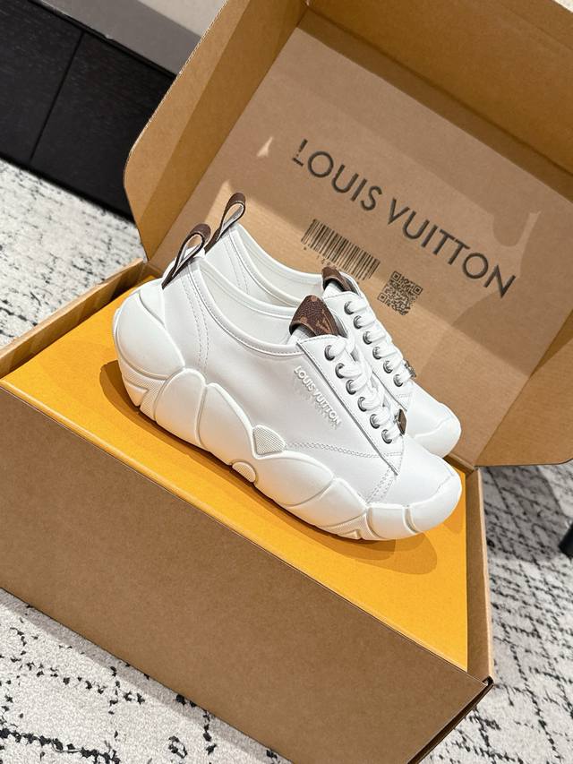 Top-tier version Louis Vuitton's latest Bubble series cloud-patterned loafers, c