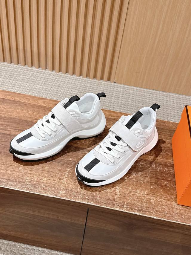 Hermes Khea Velcro Lace-up Derby Sneakers (Ddd) - Hermes quality, no worries abo