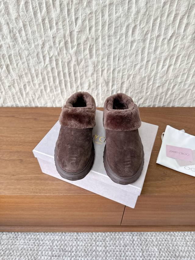 G739 Jimmy Choo 25Ss Autumn/Winter New Thick-Soled Boken Half-Slip-On Sneakers.