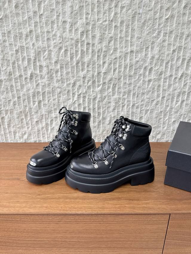 Platform G172 Alexander Wang 25Ss Autumn/Winter New Lace-up Platform Martin Boot