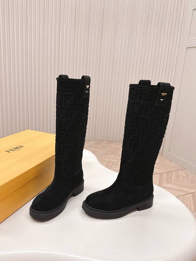 Fendi 25 New Autumn/Winter Short Boots, High Boots, Riding Boots Yyds