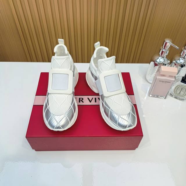 Silver White Adhesive Buckle Ddd