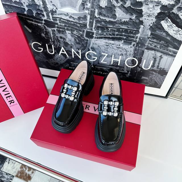Roger Vivier's latest Wallaviv diamond-buckle patent leather loafers are undoubt