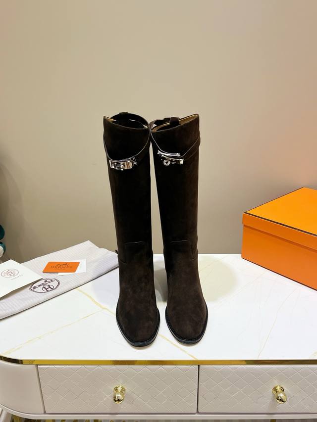 Factory Price: Hermes Long Boots, Top-Tier Version! Original Development. Upper: