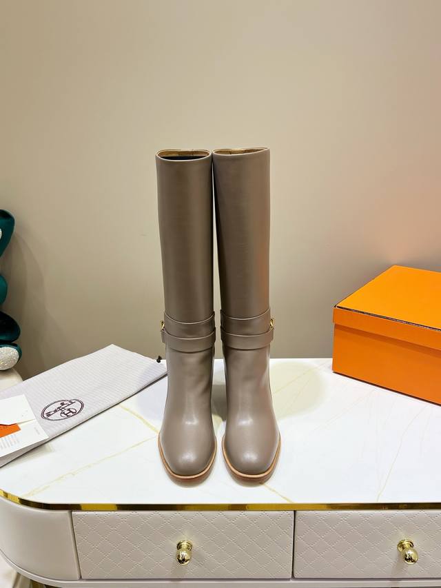 Factory Price: Hermes classic long boots, top-tier version! Original development