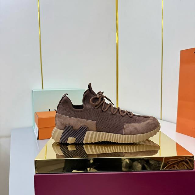 Women's/Men's +10 Hermes Top Version# Hermes Classic Couple Casual Sneakers Coup