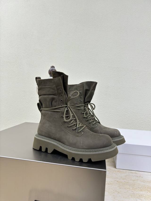 Hiking Boots JW Designer Brand Women's Shoes Top Layer Suede Genuine Leather wit