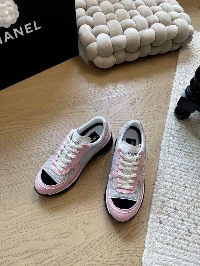 Chanel 25K platform chunky heel sneakers! Top-tier version! Early release! Made