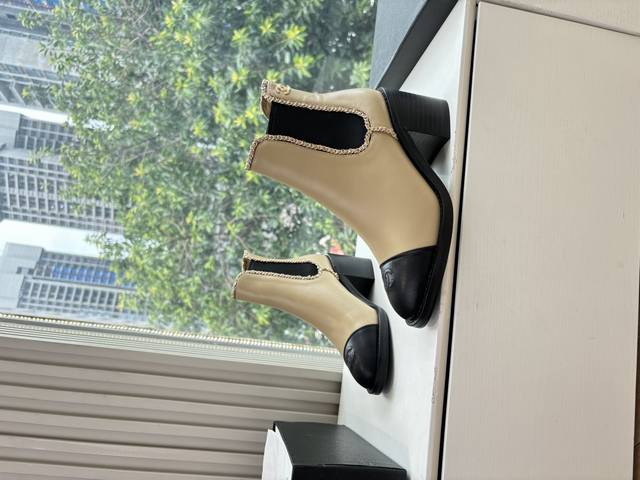 G887 Chanel* Chanel Autumn/Winter New Style Riding Boots, Chelsea Boots, truly a