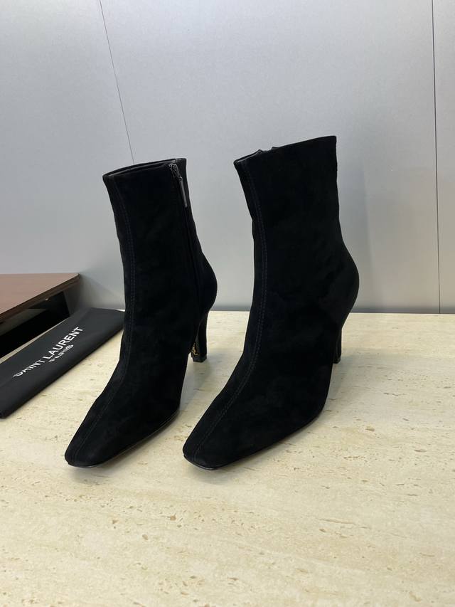 Factory Price P Saint Laurent 2025 Fall/Winter New Martin Women's Boots YSL Logo