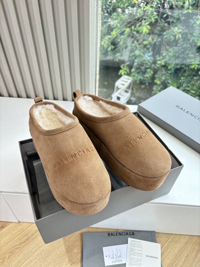 G079 Balenciaga 25Fw wool slippers/slippers (please look for high-quality replic