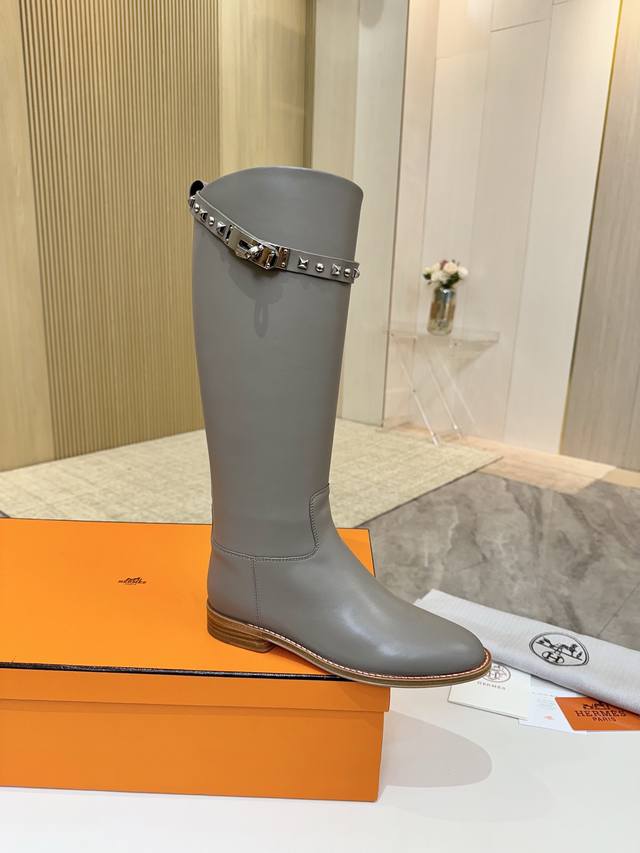 Factory direct price! Top-tier version with genuine Hermes leather outsole! Orig