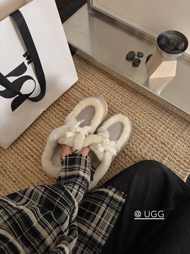 Cloud Twist Rope Korean Style Loafers Wool Slippers Snow Boots The Korean style