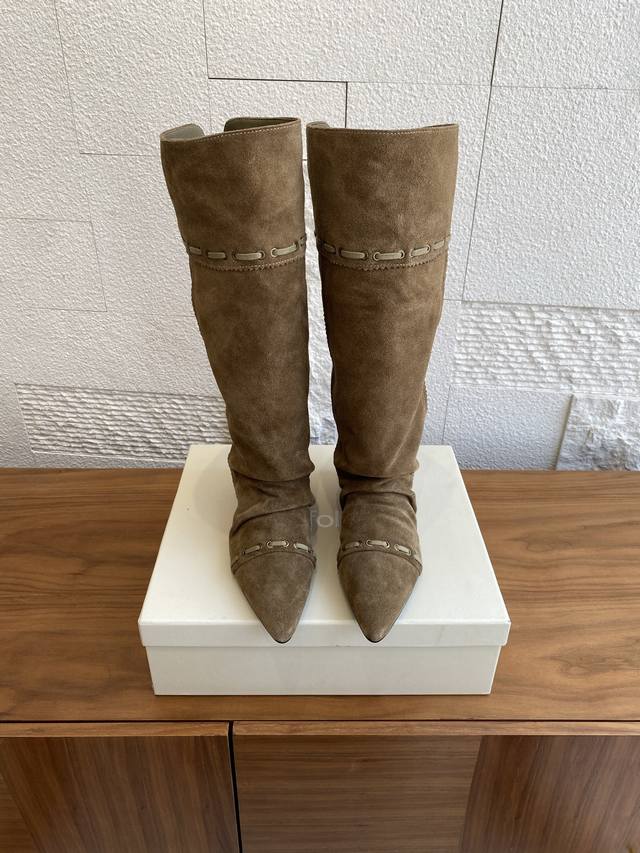 Top Version: Unfolio 2025 Early Autumn New Knee-High Boots, Foldable Two-Way Poi