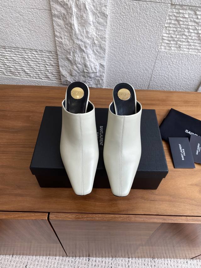 Top Version: Saint Laurent 25Ss Fall/Winter New Jill Series Square Toe High-Heel