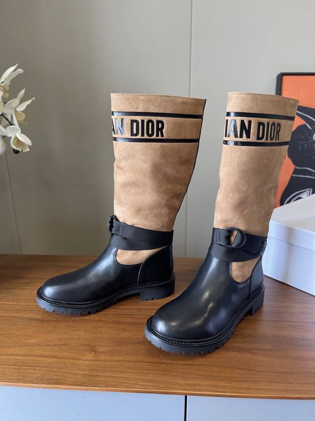 Christian Dior **25Fw New Colorway: Calfskin and Suede Lining, Two Original Vers