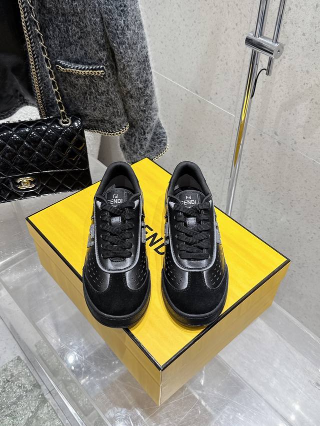 Men's 10 Fendi 2025Ss New Match Series Couple Skateboard Shoes Basketball Shoes