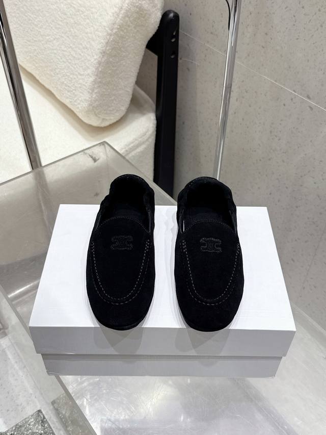 High-quality Celine 25Ss slip-on loafers (Ddd) - A must-have this year! These cl