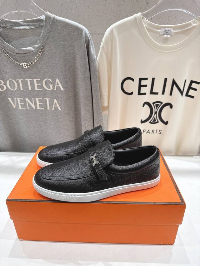 Women's and Men's Couple Style H Brand's Latest Classic Loafers, Classic Last an