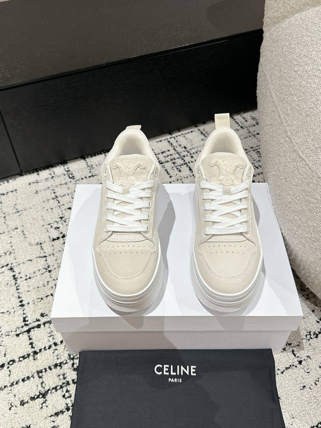 High-quality Celine Homme 24 early autumn platform loafers. Following the popula