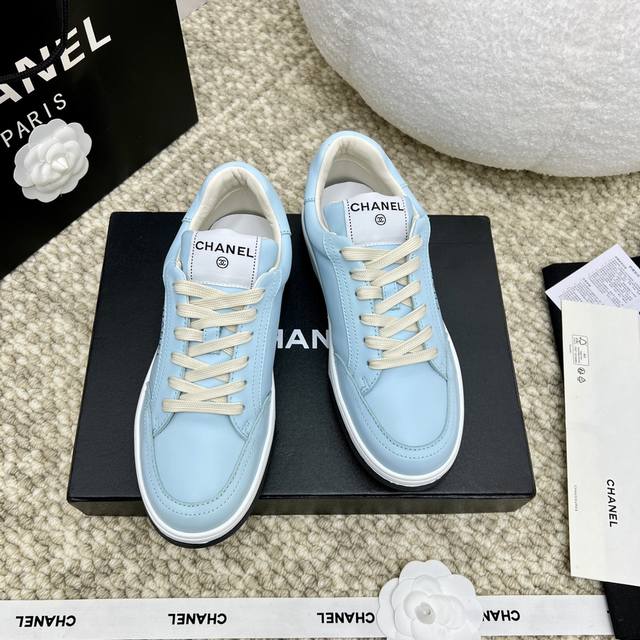 Top-tier factory version Chanel 24Sf all-leather new Chanel panda shoes, casual