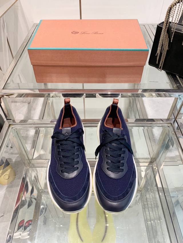 Loro Piana Flexy Walk Men's Sneakers. These sneakers feature a lightweight and c