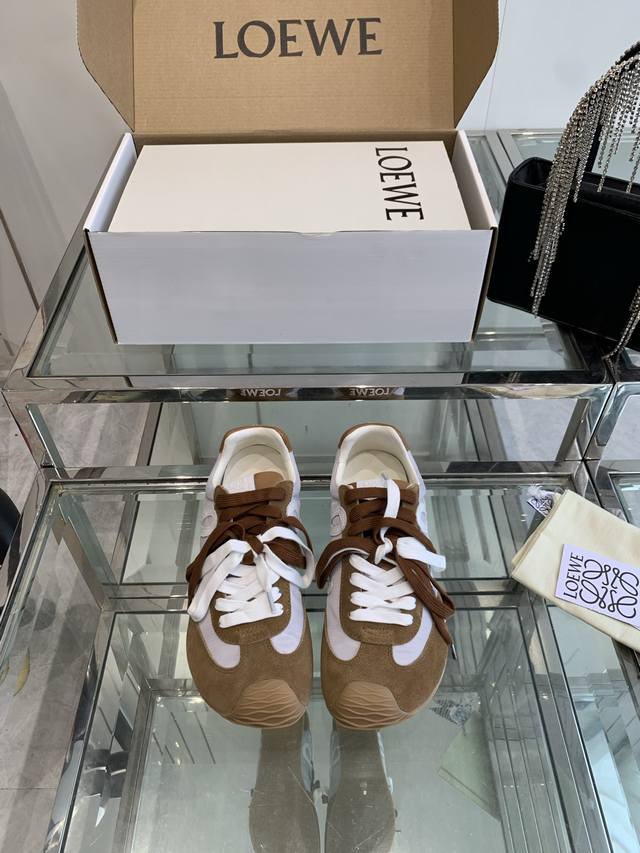 Top-tier version with 70 Loewe 25Ss latest runway Ballet Runner 2.0 couple's bal