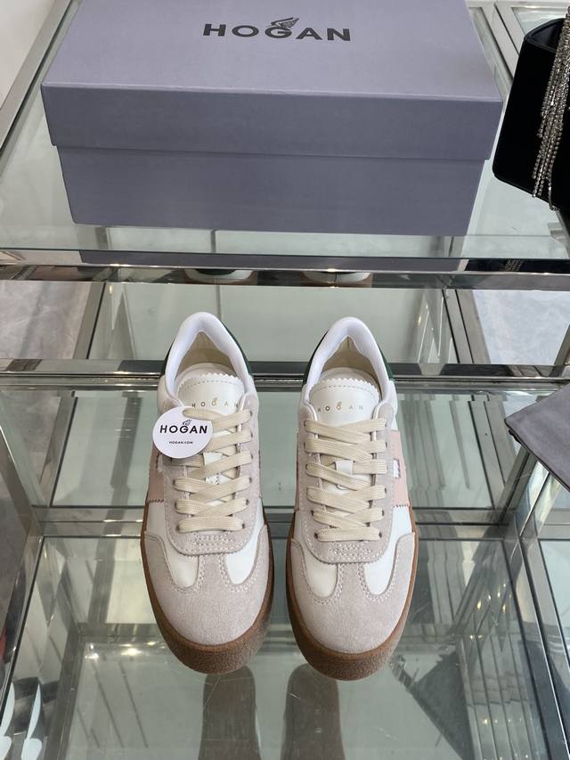 Hogan 25Ss Latest Platform Series H698 Thick-Soled Casual Sports Shoes (German T