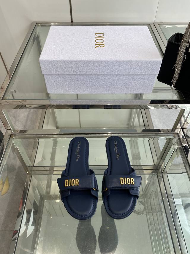 Dior 25Ss Act Series Beach Shoes with Velcro Straps Original 1:1 mold, high-diff