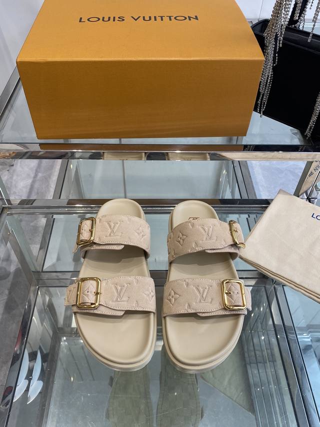 Louis Vuitton Venice Series Platform Sandals Original purchase and development/p
