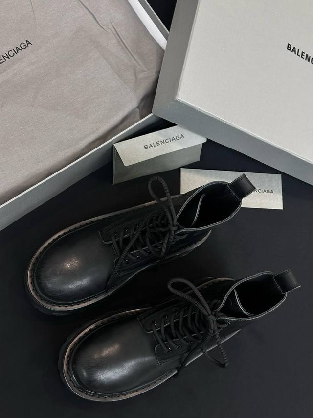Balenciaga Strike Women's Platform Ankle Boots, New Arrival (Style 25). Features