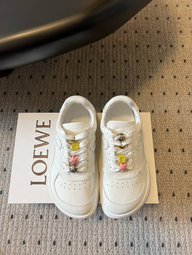 Loew* Loew 25Ss Autumn/Winter Couple Style Jambo Sneakers with Lace-up Retro Bri