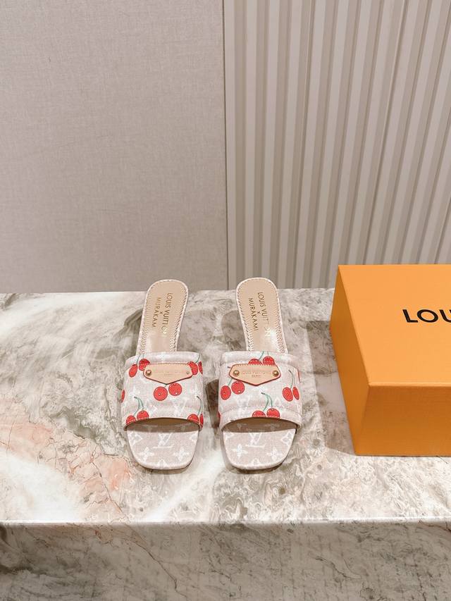 Cherry heel 225 Louis Vuitton's early spring new arrival ~ LV spring/summer graf