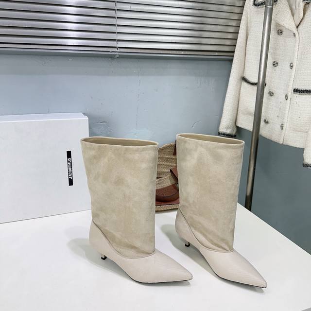 High-quality factory release! Jacquemus Fall/Winter 2025 Ss wide-top slip-on poi