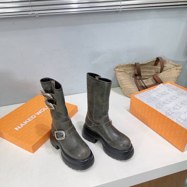 High quality, factory direct! Naked Wolfe 24Ss Autumn/Winter New Platform Retro