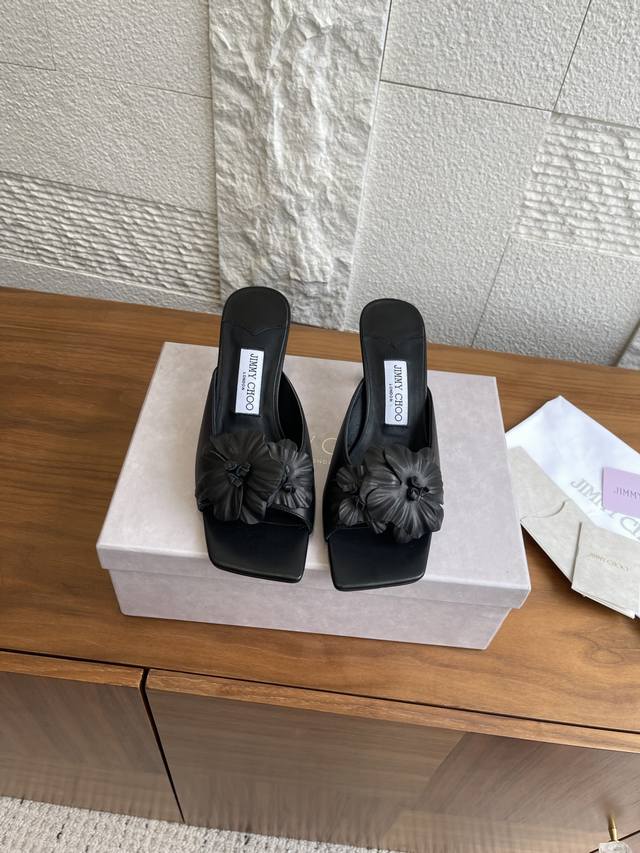 Top Version: Jimmy Choo 25Ss Spring/Summer New Arrival Amit Flowers 45 Series Sq