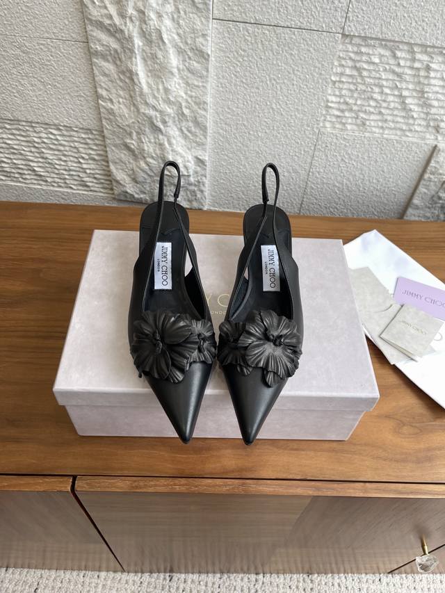 Top Version: Jimmy Choo 25Ss Spring/Summer New Arrival Amit Flowers 45 Series Po