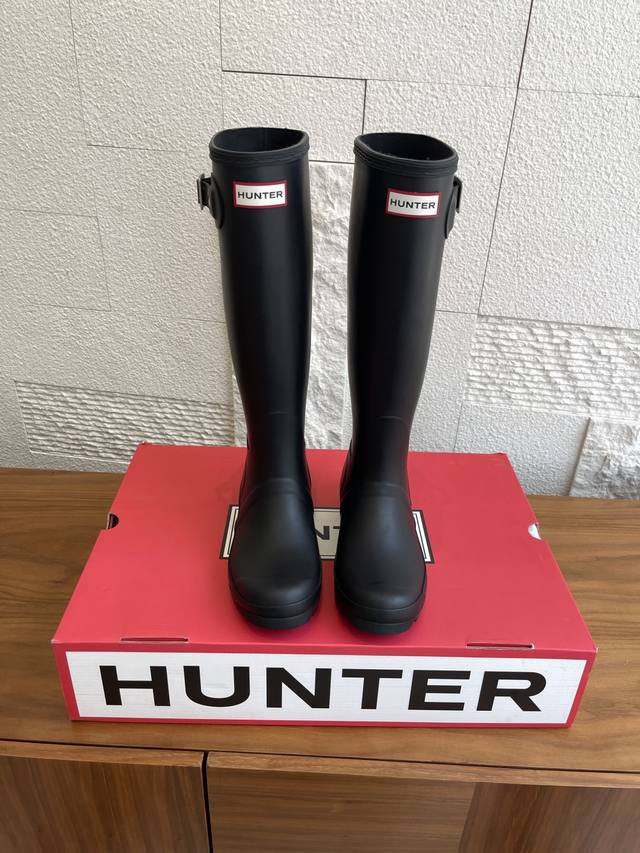Top-tier version: Hunter Wellington 2025 New British Style Rain Boots, Outdoor C
