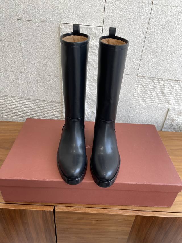 Top-tier version: Loro Piana 25Ss Autumn/Winter New Lupo Ankle Boots/Mid-Calf Bo