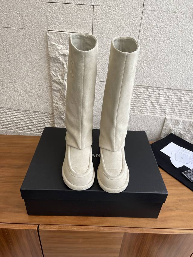 Top-tier version: Chanel 25C Autumn/Winter New French Fashion Long Boots/Pants B