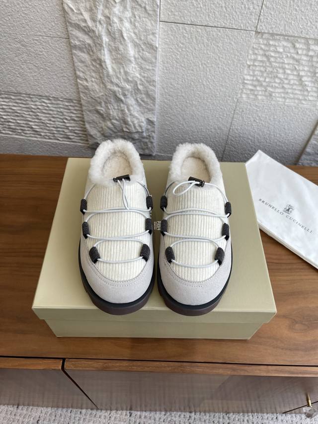 Top Version: Low-top Ankle Boots Brunello Cucinelli 2025 Autumn/Winter New Spark