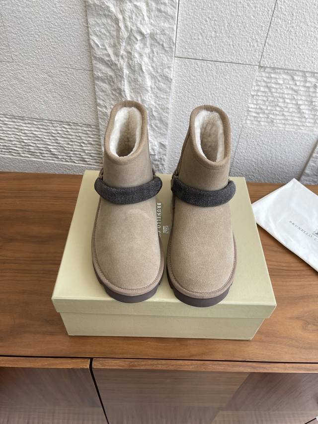 Top Version: Brunello Cucinelli 2025 Autumn/Winter New Beaded Roman-Style Short